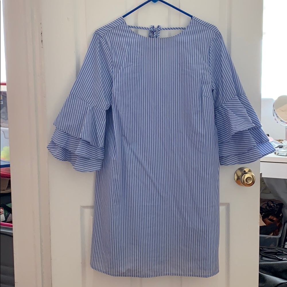 Blue & White Sundress